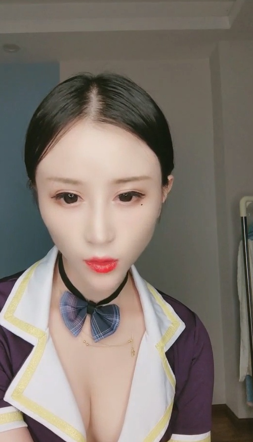 [MP4][原创国产精选]OSTP9317 170CM高挑黑丝空姐压轴，端庄温柔粉嫩害羞